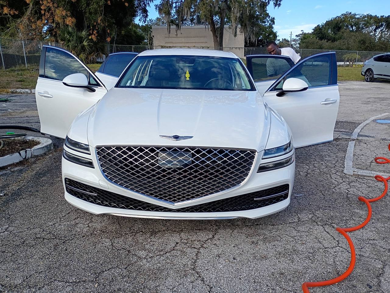 Genesis G80 hand wash
