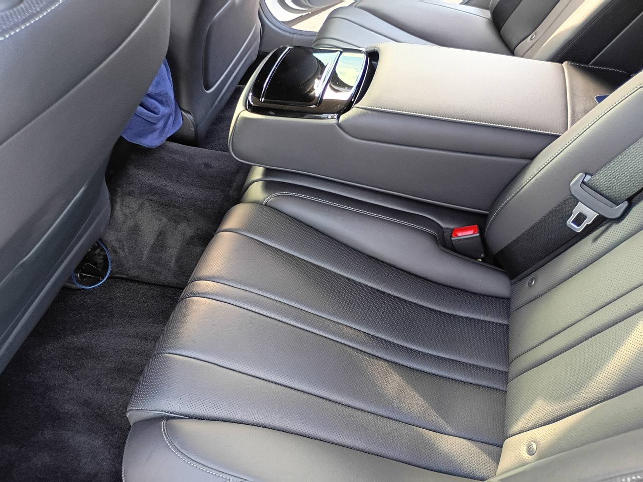 Leather interior detail